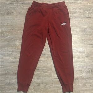 PUMA Kids Red Jogger Pants